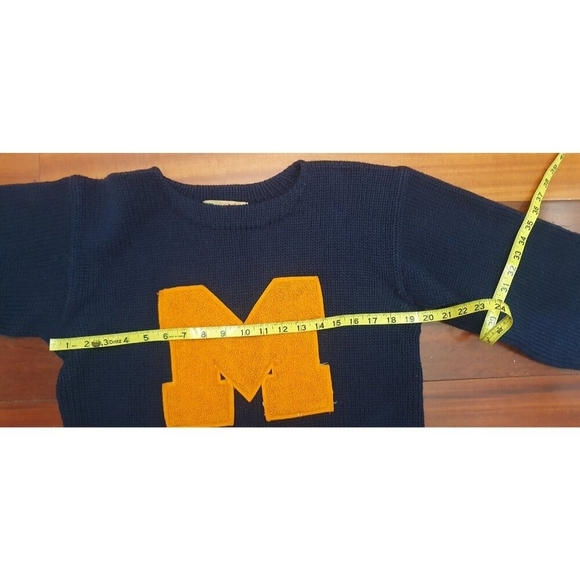 1940s Robin Hood Knit Shaker Sweater Pure Wool Size S/M - Picture 7 of 8